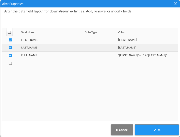 alter activity property window example