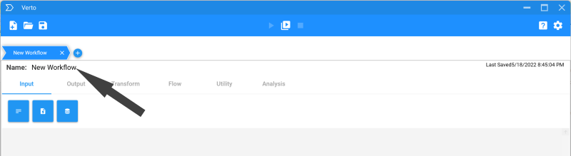 new workflow view