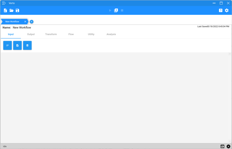 new workflow view